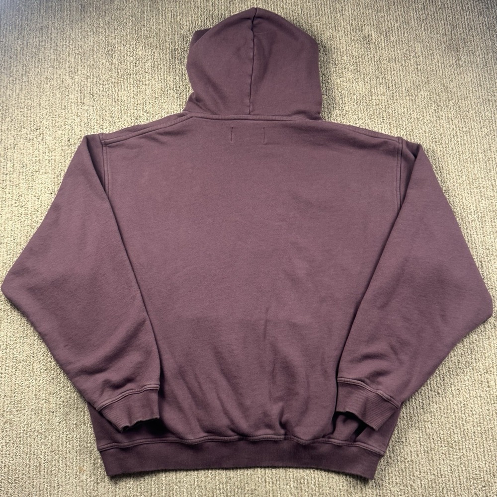 Darc Sport Mens XL Pyramid Pierce Pullover Hoodie Sweatshirt Wolves Burgundy - Picture 6 of 6